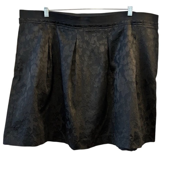 Daisy Fuentes Women's 2XL Black A-Line Knee Length Skirt Side Zip with pockets - Picture 9 of 10